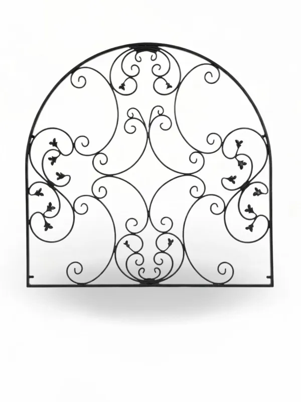 Wrought Iron Arched Romance Trellis 1.6mx1.6m