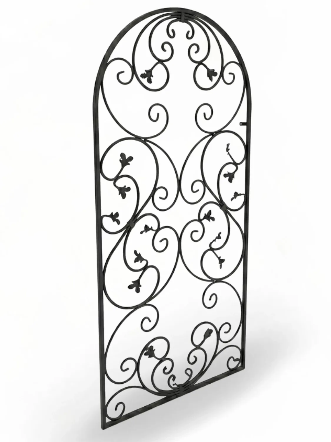 Wrought Iron Arched Romance Trellis 1.8mx85cm