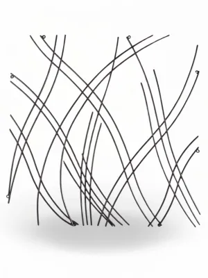 Wrought Iron Bamboo Trellis Frameless 100cmx100cm