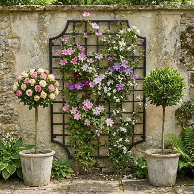 Wrought Iron CottageCut Wall Panel 1.5mx1m