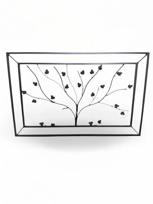 Wrought Iron Framed Tree Trellis 1.4mx90cm