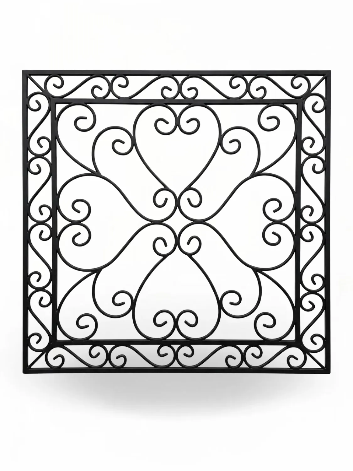 Wrought Iron Stylish Panel Square 150cmx150cm
