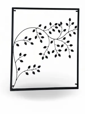 Wrought Iron Trellis Leaf 100cmx120cm