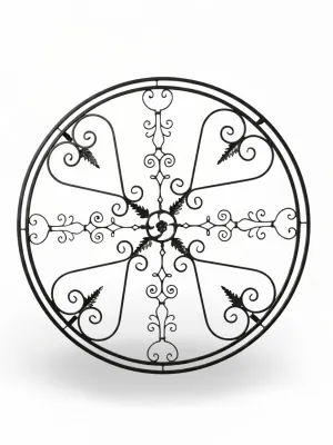 Wrought Iron Trellis Round 160cm