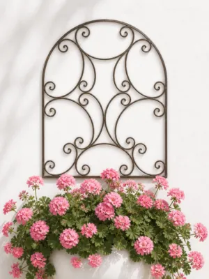 Wrought Iron Trellis Nirvana 120cmx150cm
