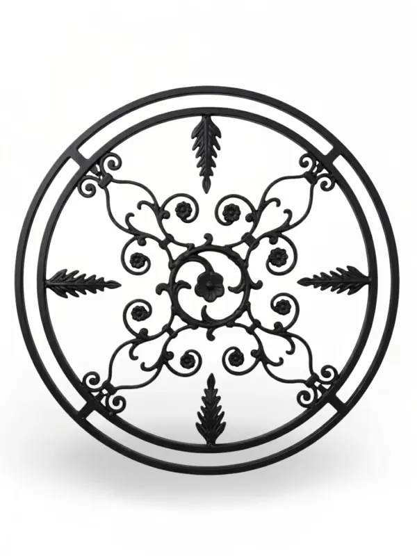 Wrought Iron Trellis Round Small 80cm