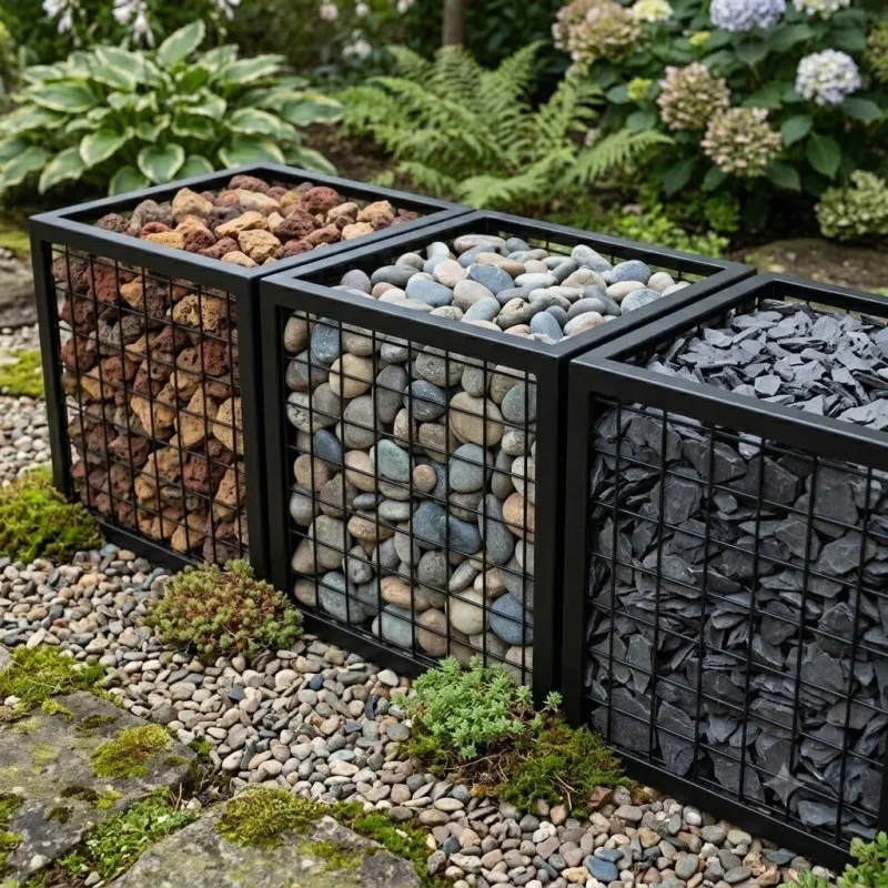 Galvanized Steel Gabion Basket 40cmx40cmx40cm