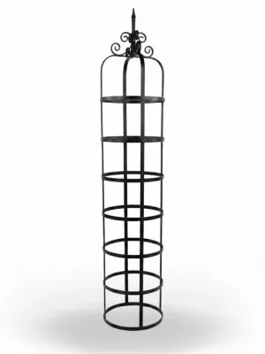 Wrought Iron Lara Large Obelisk 265cmx59cm