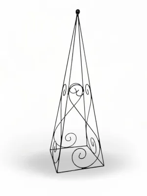 Wrought Iron Obelisk Libby Medium 150cmx50cm