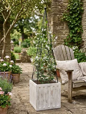 Wrought Iron Obelisk Libby Medium 150cmx50cm