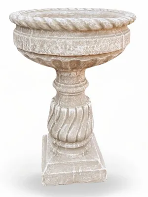 Birdbath Anika Elegance Height:630mm Base 240mmx240mm TopWidth:400mm Depth:110mm 46kg