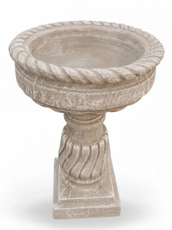 Birdbath Anika Elegance Height:630mm Base 240mmx240mm TopWidth:400mm Depth:110mm 46kg