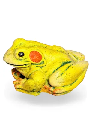 Huge Frog Painted Lenght:220mm Height:120mm Width:210mm Weight:3.95kg