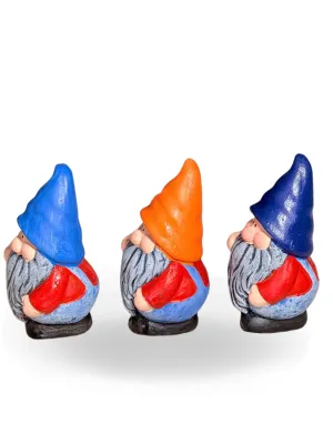 Mini Gnome Mixed Colors Painted Height:125mm Width;70mm Weight:0.48kg