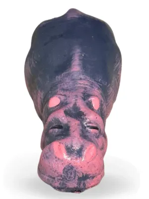 Small Hippo Painted Lenght:140mm Width:40mm Height:35mm Weight:0.30kg