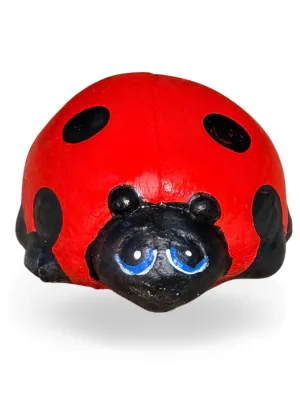 Ladybird Medium Painted Lenght:100mm Width:90mm Height:60mm Weight:0.68kg