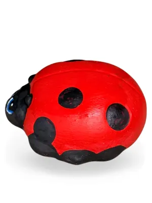 Ladybird Medium Painted Lenght:100mm Width:90mm Height:60mm Weight:0.68kg