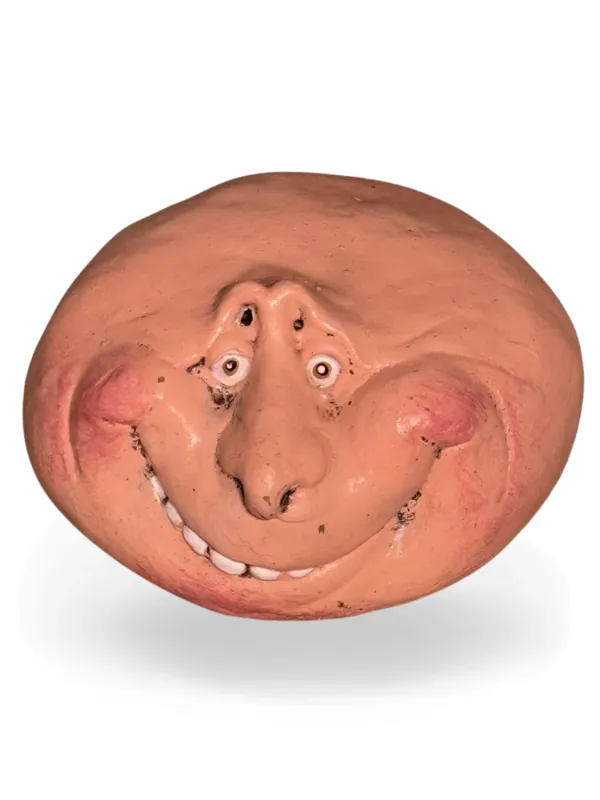 Rock Face Painted Lenght:110mm Width:100mm Height:70mm Weight:1.24kg