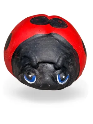 Ladybird Small Painted Lenght:80mm Width:60mm Height:55mm Weight:0.34kg