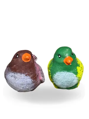 Baby Birds Mixed Colors Painted Lenght:60mm Width:30mm Height:50mm Weight:0.08kg