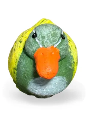 Small Duck Painted Lenght:80mm Width:40mm Height50mm Weight:0.20kg
