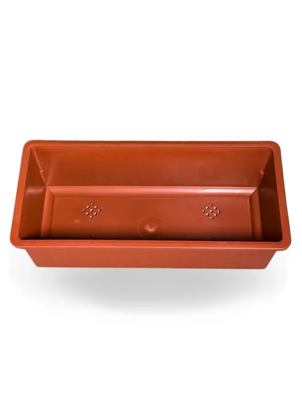 Window Box Plastic Terracota Color 32cm