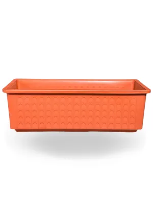 Window Box Plastic Terracota Color 32cm
