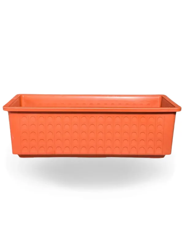 Window Box Plastic Terracota Color 32cm
