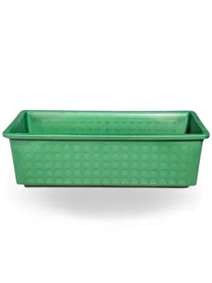 Window Box Plastic Green Color 32cm