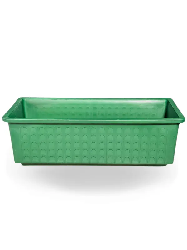 Window Box Plastic Green Color 32cm