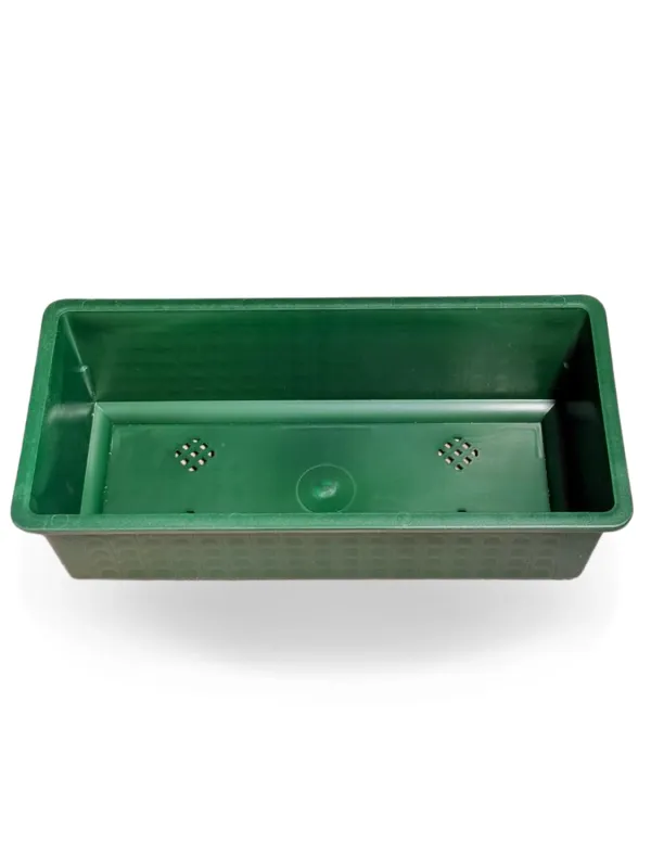 Window Box Plastic Green Color 32cm
