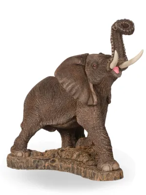 Painted Small Elephant Lenght:490mm Width:360mm Height:650mm