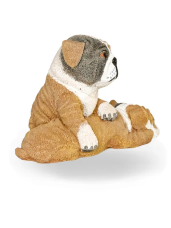 Painted Bulldog Puppy Lenght:320mm Width:260mm Height:260mm