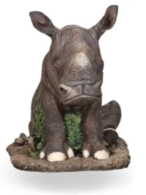 Painted Rhino Baby Lenght:640mm Width:800mm Height:800mm