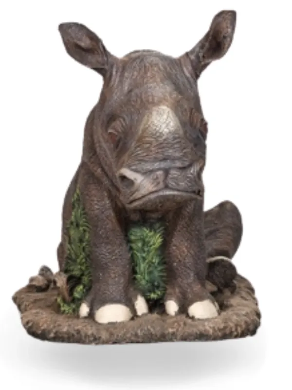 Painted Rhino Baby Lenght:640mm Width:800mm Height:800mm