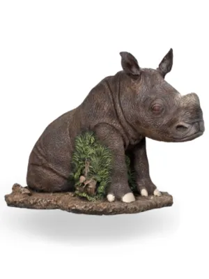 Painted Rhino Baby Lenght:640mm Width:800mm Height:800mm