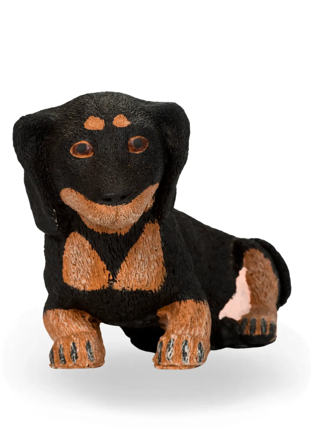 Painted Duchhund Baby Black Lenght:270mm Width:100mm Height:90mm