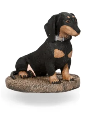 Painted Duchhund Dad Black Lenght:420mm Width:340mm Height:420mm
