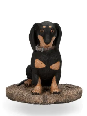 Painted Duchhund Dad Black Lenght:420mm Width:340mm Height:420mm