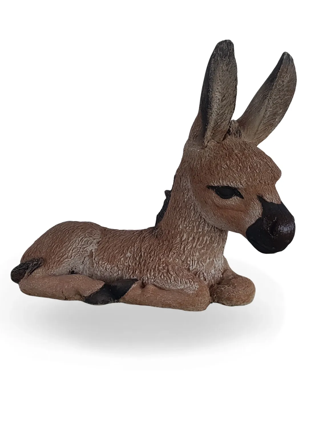 Painted Donkey Lying Lenght:570mm Width:250mm Height:440mm