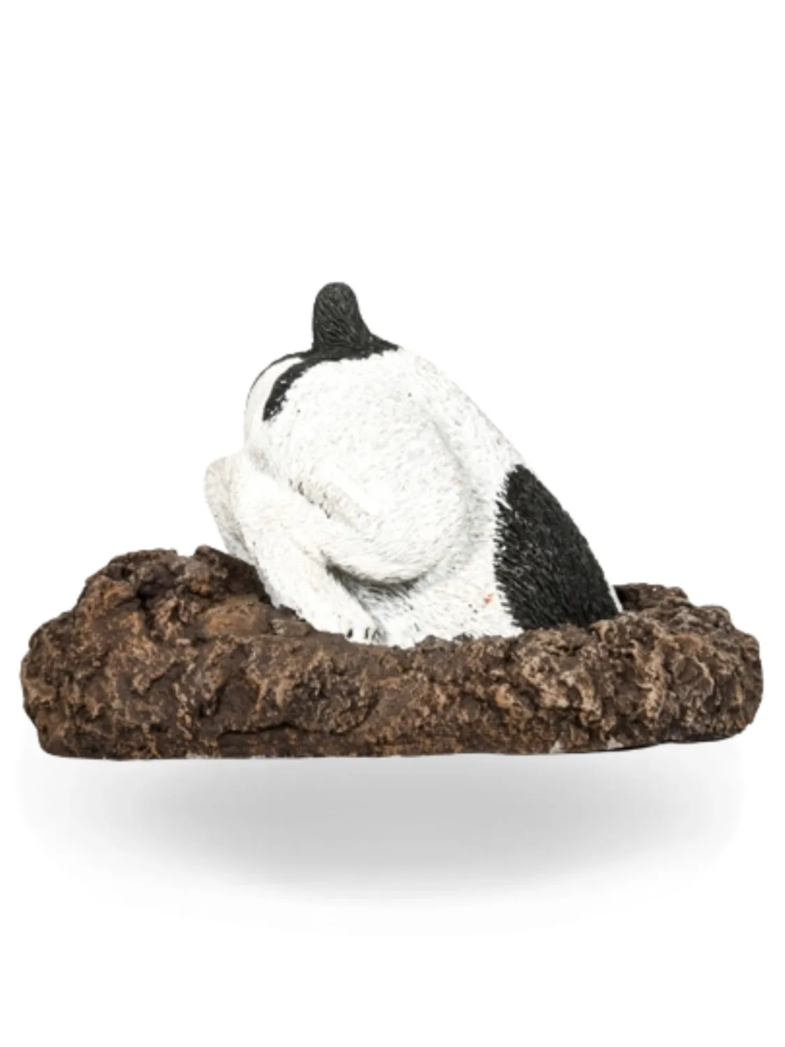 Painted Jack Russel Digging Black Lenght:330mm Width:190mm Height:220mm
