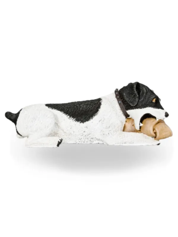 Painted Jack Russel Black Lenght:510mm Width:220mm Height:220mm