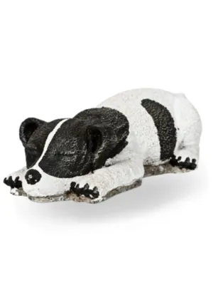 Painted Jack Russel Puppy Black Lenght:260mm Width:120mm Height:100mm