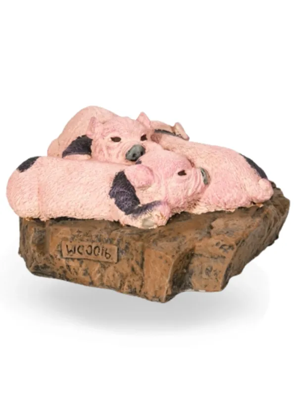 Painted Pig Babies Lenght:300mm Width:220mm Height:130mm