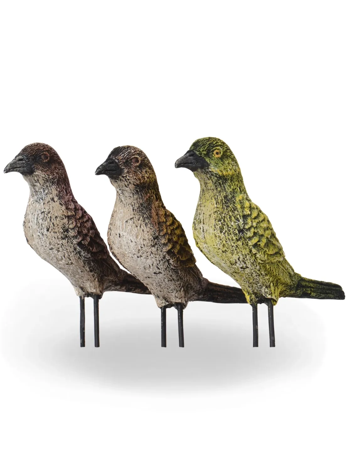 Painted Birds Medium Each Mixed Designs Length:60mm Width:200mm Height:110mm