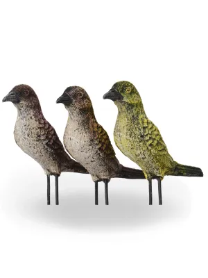 Painted Birds Medium Each Mixed Designs Length:60mm Width:200mm Height:110mm