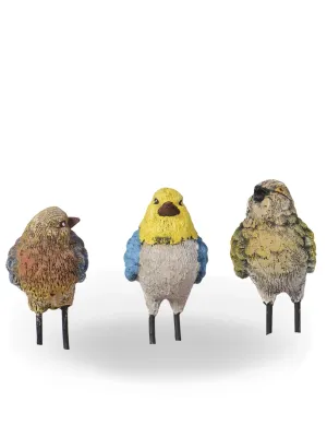 Painted Birds Extra Small each "Mixed Designs" Length:40mm Width:90mm Height:90mm