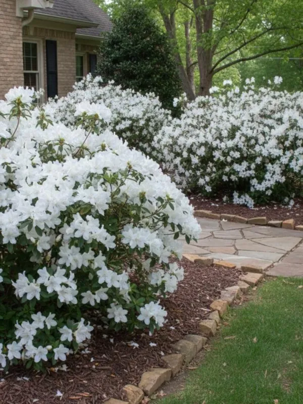 Rhododendron Indicum "Azalea Alba" 17cmPot