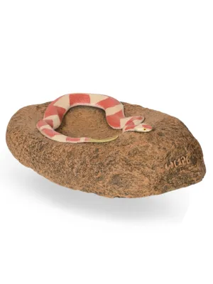 Painted Grinding Stone Snake Lenght:450mm Width:290mm Height:100mm
