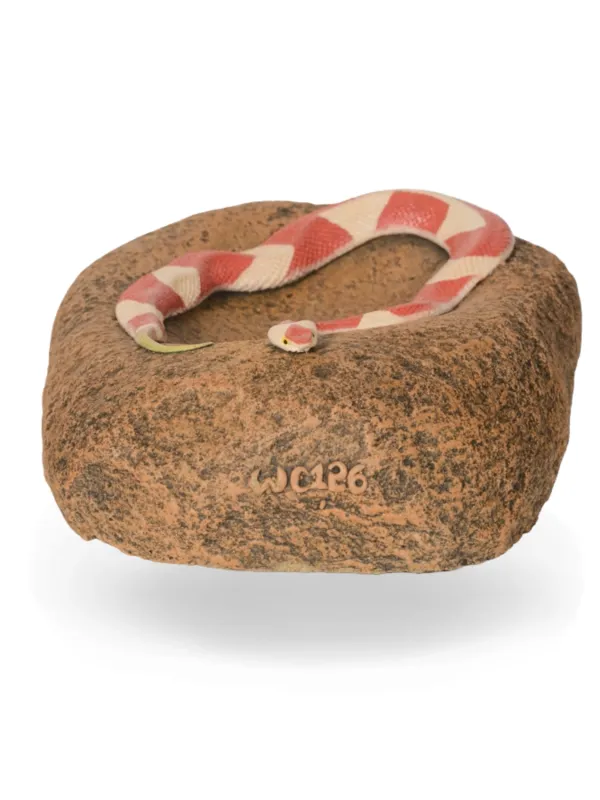 Painted Grinding Stone Snake Lenght:450mm Width:290mm Height:100mm